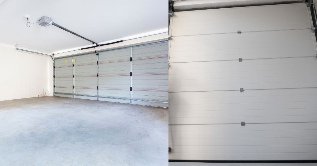 garage door before and after insulation