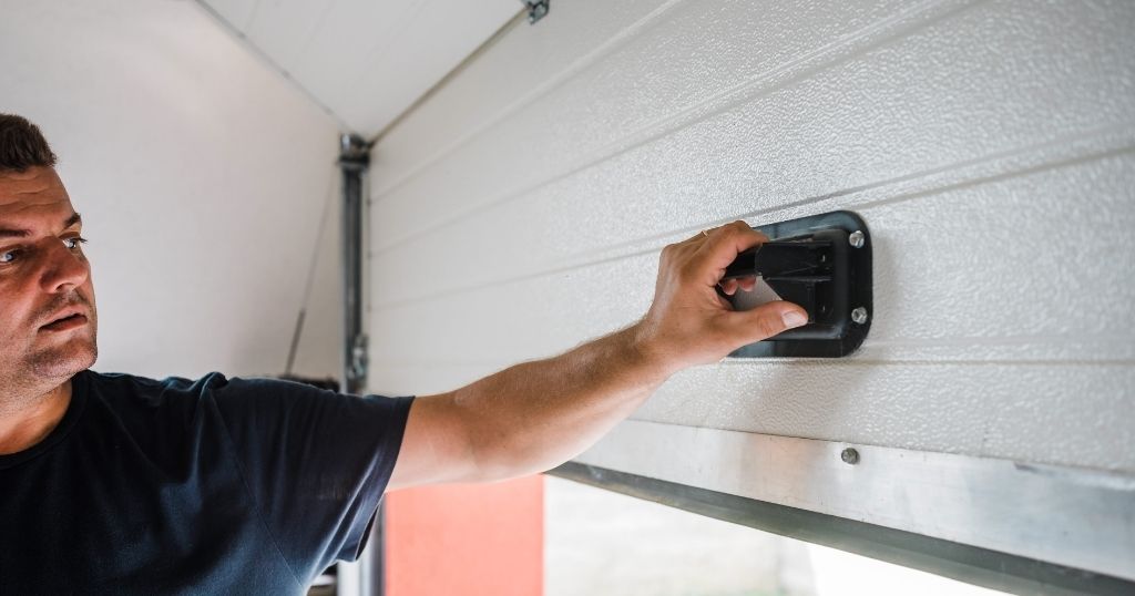 garage door diy process