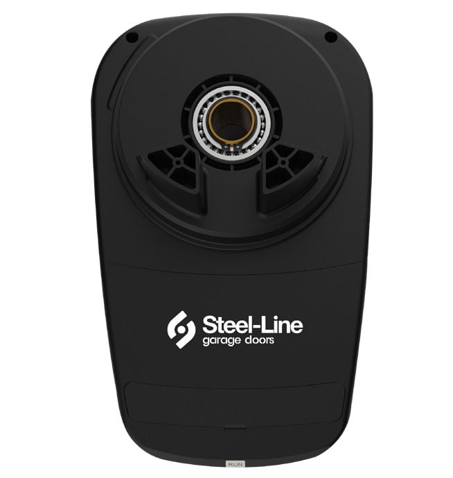 Steel-Line garage door opener with sleek design