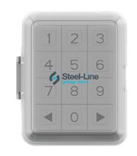 Digital keypad with numbered buttons