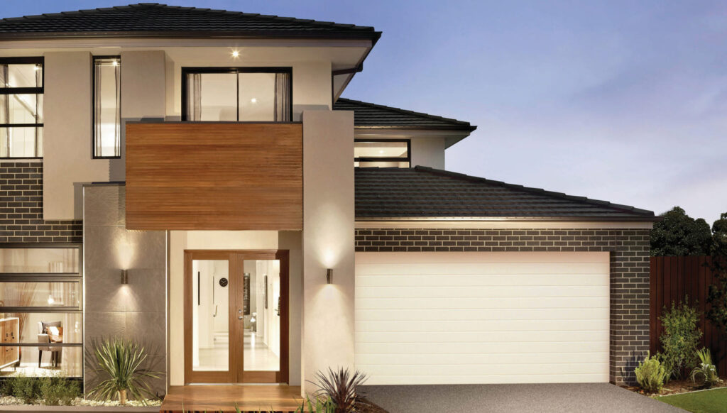 Sectional garage door installed by Coast to Valley Garage Doors