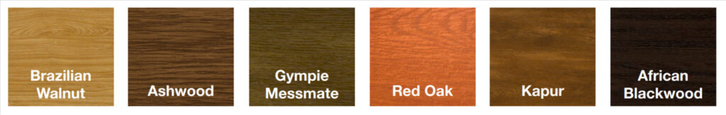UniCoteLux Timbers of the World colour range for sectional garage doors